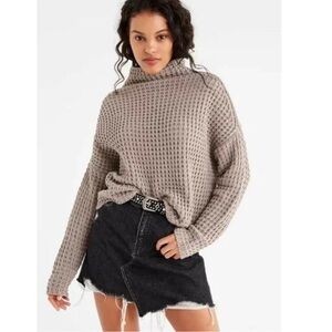Urban Outfitters Taupe Cowl Neck Sweater